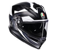 AGV K7 Glimpse Casco, nero-bianco, taglia XL per maschi