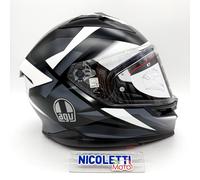 Casco Integrale Agv K7 Glimpse Matt Black/White E2206