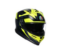 Casco Integrale AGV K7 Glimpse Matt Black/Yellow Fluo Taglia:L