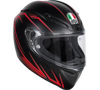 Casco integrale Agv Race Veloce S Multi Predatore nero opaco rosso Pinlock