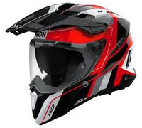 Casco Touring Airoh Commander 2 Skip Rosso Lucido XXL