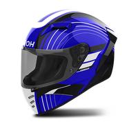 §Casco Integrale Airoh Connor Achieve Blu Lucido§