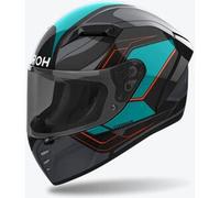Casco Integrale Airoh Connor CND90 Dunk Grigio Turchese Lucido XS