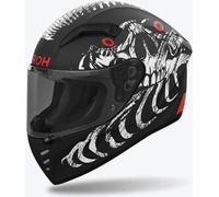 Casco Integrale Airoh Connor CNM35 Myth Nero Rosso Opaco XXL