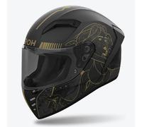 Airoh Connor Titan, casco integrale M male Opaco Nero/Grigio Scuro/Oro