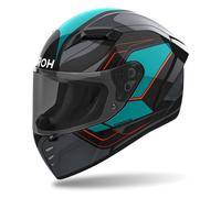 Casco Integrale Airoh Connor CND90 Dunk Grigio Turchese Lucido L