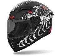 CASCO INTEGRALE AIROH CONNOR - Termoplastica - M - Nero,rosso - Connor - Myth...