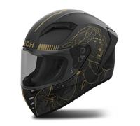 Airoh Connor Titan, casco integrale XS male Opaco Nero/Grigio Scuro/Oro
