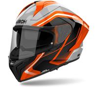 CASCO INTEGRALE AIROH MATRYX COMPOSITO CARBON ORANGE KTM LUCIDO
