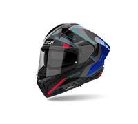 Casco Integrale Airoh Matryx Rocket Blu Rosso Lucido XS