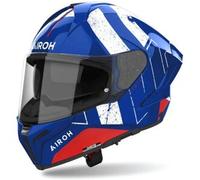 Casco Integrale Airoh Matryx Scope Blu Rosso Lucido XS