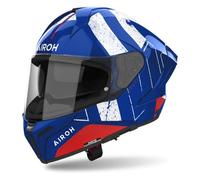 Casco Integrale Airoh Matryx Scope Blu Rosso Lucido XL