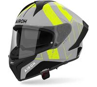 CASCO INTEGRALE AIROH MATRYX SML Bianco,giallo Scope Airoh
