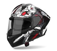 CASCO INTEGRALE AIROH MATRYX SMLXL Bianco,nero,rosso Nytro Airoh