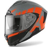 Airoh Spark Rise Casco, grigio-arancione, taglia S