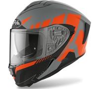 Airoh Spark Rise Casco, grigio-arancione, taglia S