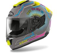 Casco Integrale Airoh St.501 Power Grigio Opaco Giallo XL