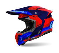 Casco Integrale Airoh TWIST 3 FANCY Orange/Blue Gloss Taglia:S