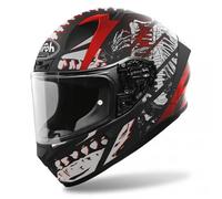 CASCO INTEGRALE AIROH VALOR SMLXLXXL Bianco,nero,rosso Ribs Airoh