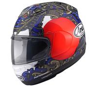 Arai RX-7V Evo Samurai Casco, rosso-blu, taglia M per maschi