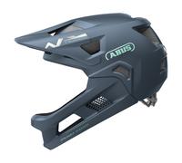 casco integrale bambino con mentoniera removibile youdrop ff midnight blue tagli