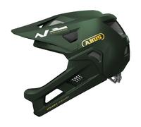 casco integrale bambino con mentoniera removibile youdrop ff moss green taglia u