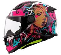 casco infantile ls2 ff812 cyberg - rosa M