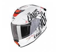 Casco integrale bambino Scorpion EXO JNR BOUM Bianco Nero YM