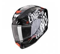 Casco integrale bambino Scorpion EXO JNR BOUM Nero Bianco YS