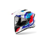 CASCO INTEGRALE BANDIT HORN WHITE GLOSS | AIROH | MotoCharlie