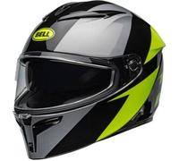 Casco Integrale Bell Lithium 2025 Shear Grigio Metallizzato Giallo Retina XXL