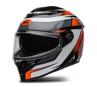 Bell Lithium MIPS Podium, casco integrale S male Nero/Bianco/Arancione