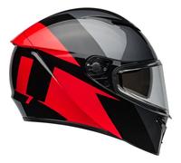 Casco Integrale Bell Lithium 2025 Shear Grigio Metallizzato Rosso M