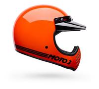 Bell Moto-3 Classic 2026, casco da motocross S male Arancione/Nero