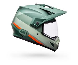 Casco Integrale Bell MX-9 ADV Mips Trail Green/Orange Taglia:XL