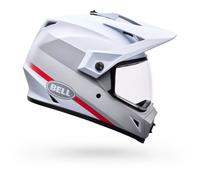 Casco Integrale Bell MX-9 ADV Mips Trail White/Red Taglia:S