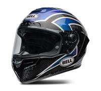 Bell Race Star DLX Flex Xenon, casco integrale L male Nero/Blu/Bianco