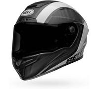 Casco Integrale Bell Race Star Flex DLX Tantrum2 Nero Opaco Bianco Lucido S