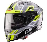 Casco Integrale Caberg Avalon X Brama Grigio Giallo Fluo Nero L