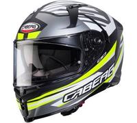 Casco Integrale Caberg Avalon X Kira Nero Opaco Grigio Giallo Bianco S