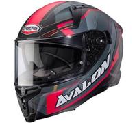 Caberg Avalon X Optic, casco integrale L male Opaco Grigio/Nero/Rosso