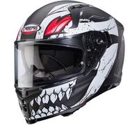 Casco Integrale Caberg Avalon X Punk Grigio Opaco Nero Rosso L