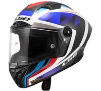 Casco Integrale Carbonio LS2 FF805 Thunder C Gp Aero Raute Blu Rosso S