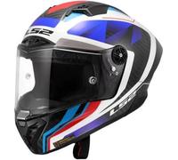 Casco Integrale Carbonio LS2 FF805 Thunder C Gp Aero Raute Blu Rosso XL