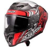 Casco FF807 DRAGON ENTHUM Rosso LS2 - UE: 3XL