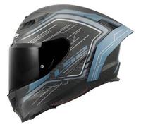 Casco Integrale Carbonio LS2 FF807 Dragon Subic Blu Petrolio XXS