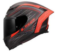 LS2 Helmets Casco integrale FF807 Dragon Subic Rosso Taglia S Uomo