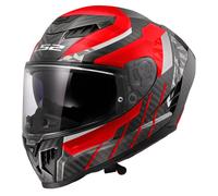 Casco Integrale Carbonio LS2 FF807 Dragon Trax Rosso