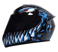 Casco Integrale, Casco Da Moto Certificato ECE 22.06 E Casco Da Scooter Con Doppia Visiera Per Donna, Uomo E Adulto, Casco Da Moto, Visiera Trasparente, Nero B1,S/(53~54cm)