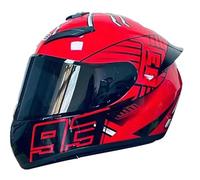 Casco Integrale, Casco Da Moto Certificato ECE 22.06 E Casco Da Scooter Con Doppia Visiera Per Donna, Uomo E Adulto, Casco Da Moto, Visiera Trasparente, Nero A1,M/(55~56cm)
